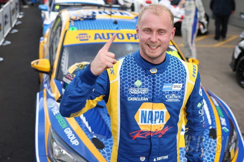 btcc: sutton storms to dominant race one victory at donington