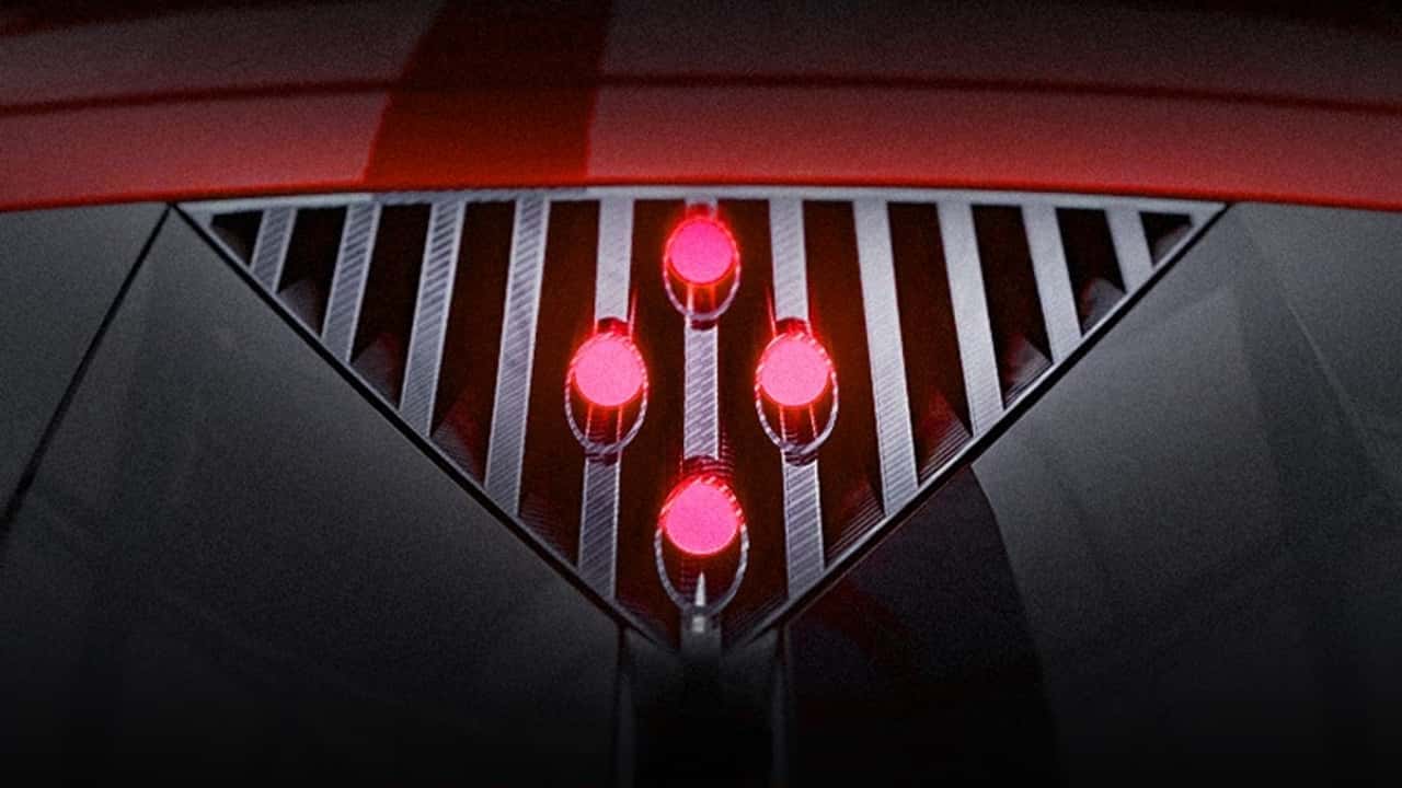 alfa romeo supercar teaser shows off lights before august 30 debut