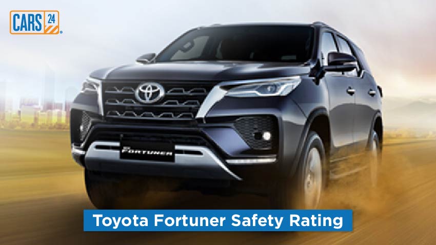 toyota fortuner safety rating: adult & child protection score