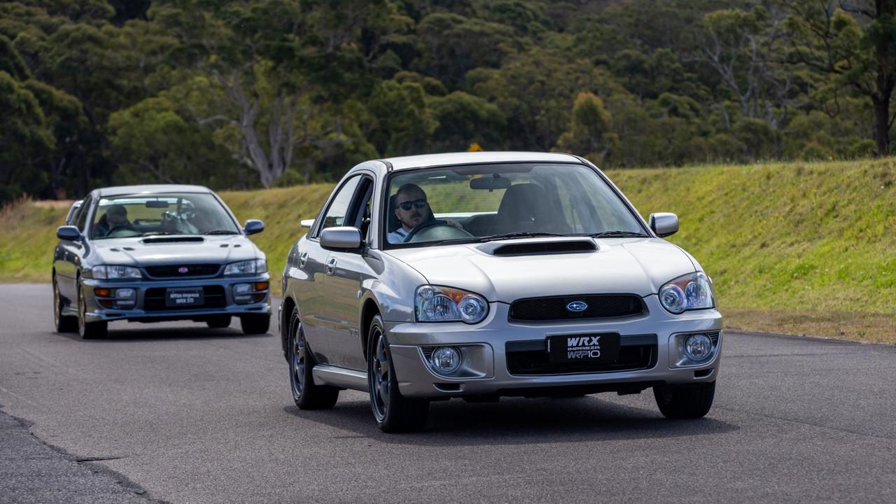 Subaru Australia tuned the limited-edition WRX WRP10., The Subaru WRX STI still feels rapid today., Classic WRX models feel light and agile compared to new cars., Sports seats and a Momo steering wheel feature inside the cabin., The 1999 Subaru Impreza WRX cemented the model’s appeal., Subaru invited a handful of lucky reporters to revisit classic WRX models., The first-generation Subaru Impreza WRX is a modern classic., Technology, Motoring, Motoring News, Is the new Subaru WRX as good as the original?