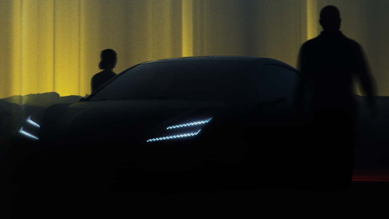 Lotus teases Emeya electric sedan for September 7 debut.