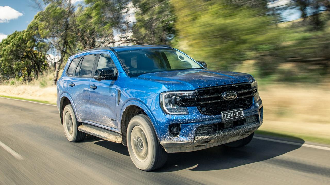 The Ford Everest is the SUV version of the Ranger. Picture: Thomas Wielecki., Ford is recalling it Ranger ute for a software issue., Technology, Motoring, Motoring News, Ford issues recall for Ranger ute and Everest 4WD