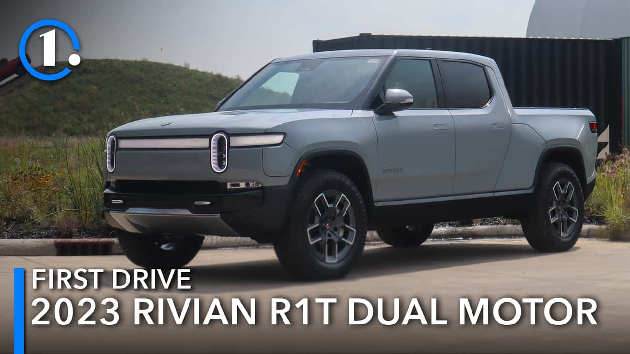 2023 rivian r1t dual motor first drive: technically less, but still capable