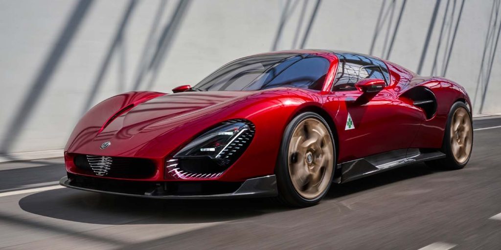 alfa romeo reveals the 33 stradale supercar that goes 0-60 in under 3 sec, but good luck getting one