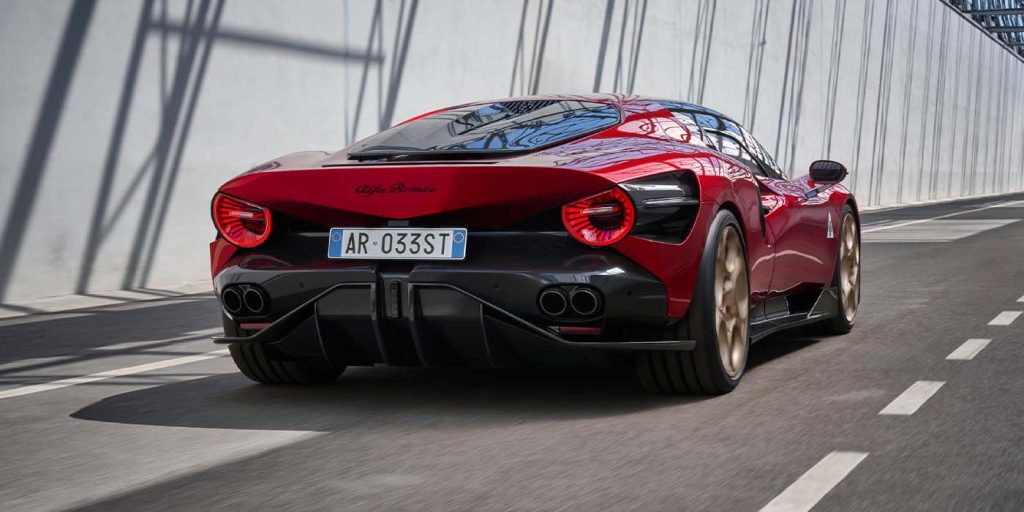 alfa romeo reveals the 33 stradale supercar that goes 0-60 in under 3 sec, but good luck getting one