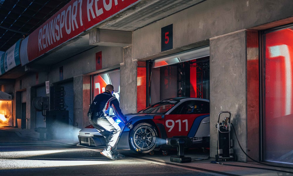 the porsche 911 gt3 r rennsport is a limited-edition track monster