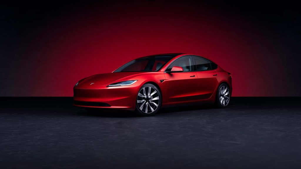 tesla model 3 highland officially unveiled with new design and more features