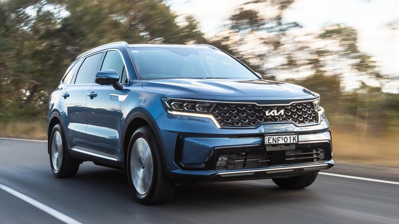 The Kia Sorento has been recalled over an issue with faulty indicators. Picture: Thomas Wielecki., The Kia Sorento is one of the country’s best-selling large SUVs. Picture: Mark Bean., Technology, Motoring, Motoring News, Kia Sorento recalled over faulty indicators