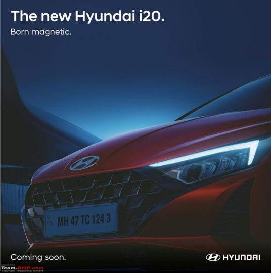 Hyundai i20 facelift teased ahead of India launch, Indian, Hyundai, Launches & Updates, Hyundai i20, Teaser