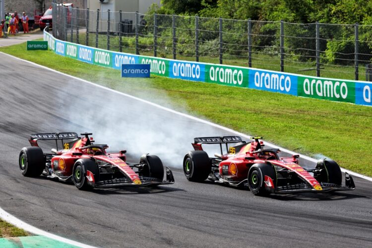 Ferrari, ItalianGP, Leclerc, Sainz