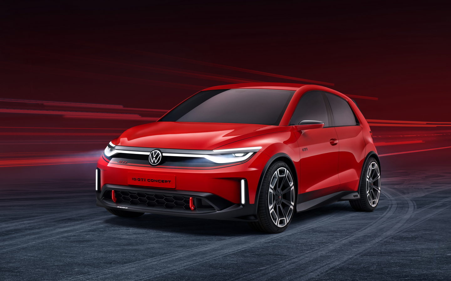 concept car, electric, hot hatch, id. gti, munich motor show, volkswagen, volkswagen id. gti concept previews fast version of forthcoming id.2 electric car