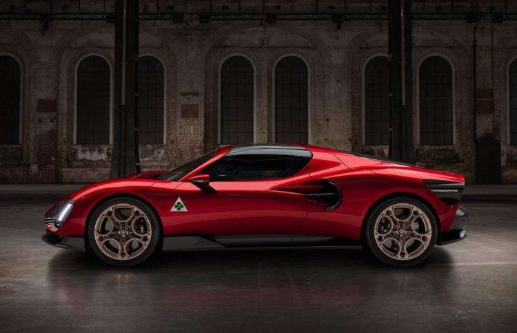 alfa romeo returns to supercars with revival of 33 stradale coupe