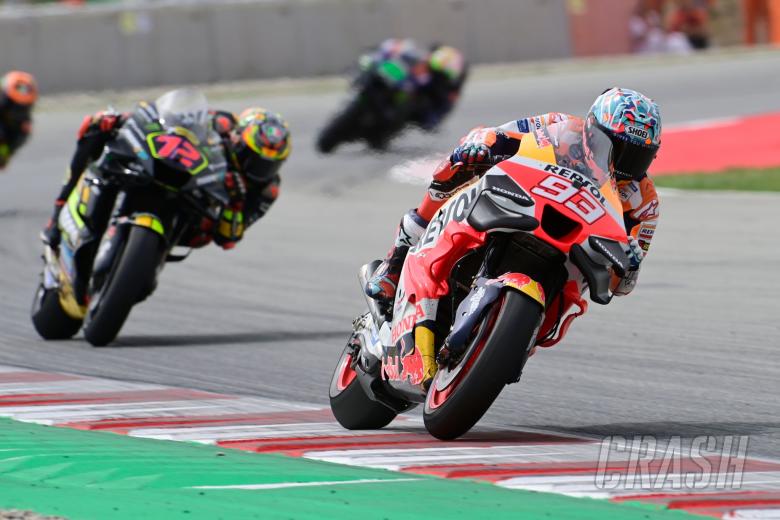 catalunya motogp: marc marquez: “to go at 350km/h you must be smart, aware of what can happen”