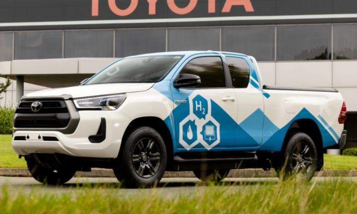 Toyota unveils Hilux Hydrogen Fuel Cell EV with 590 km range, Indian, Toyota, Launches & Updates, Toyota Hilux, Hydrogen Fuel Cell