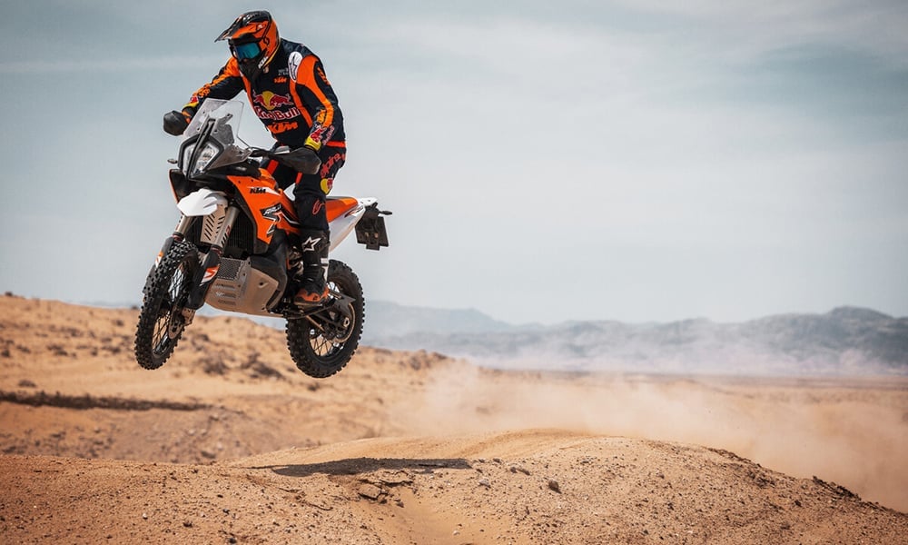 a limited-edition ktm 890 adventure r rally takes it up to 11