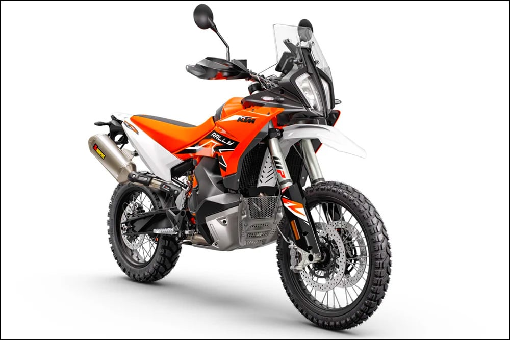 a limited-edition ktm 890 adventure r rally takes it up to 11