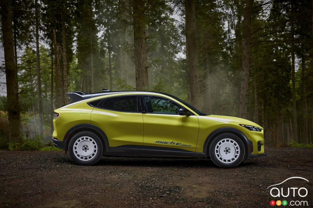 the 2024 ford mustang mach-e rally, for electrifying off-road adventures