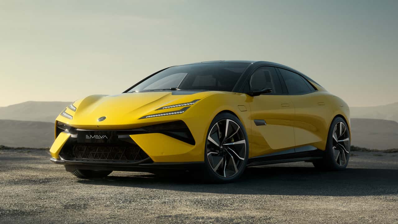 lotus emeya electric sedan debuts: 905 horsepower, active aerodynamics