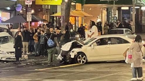 National, Victoria, News, One dead, others injured after car crashes into pedestrians at Bourke Street, Melbourne