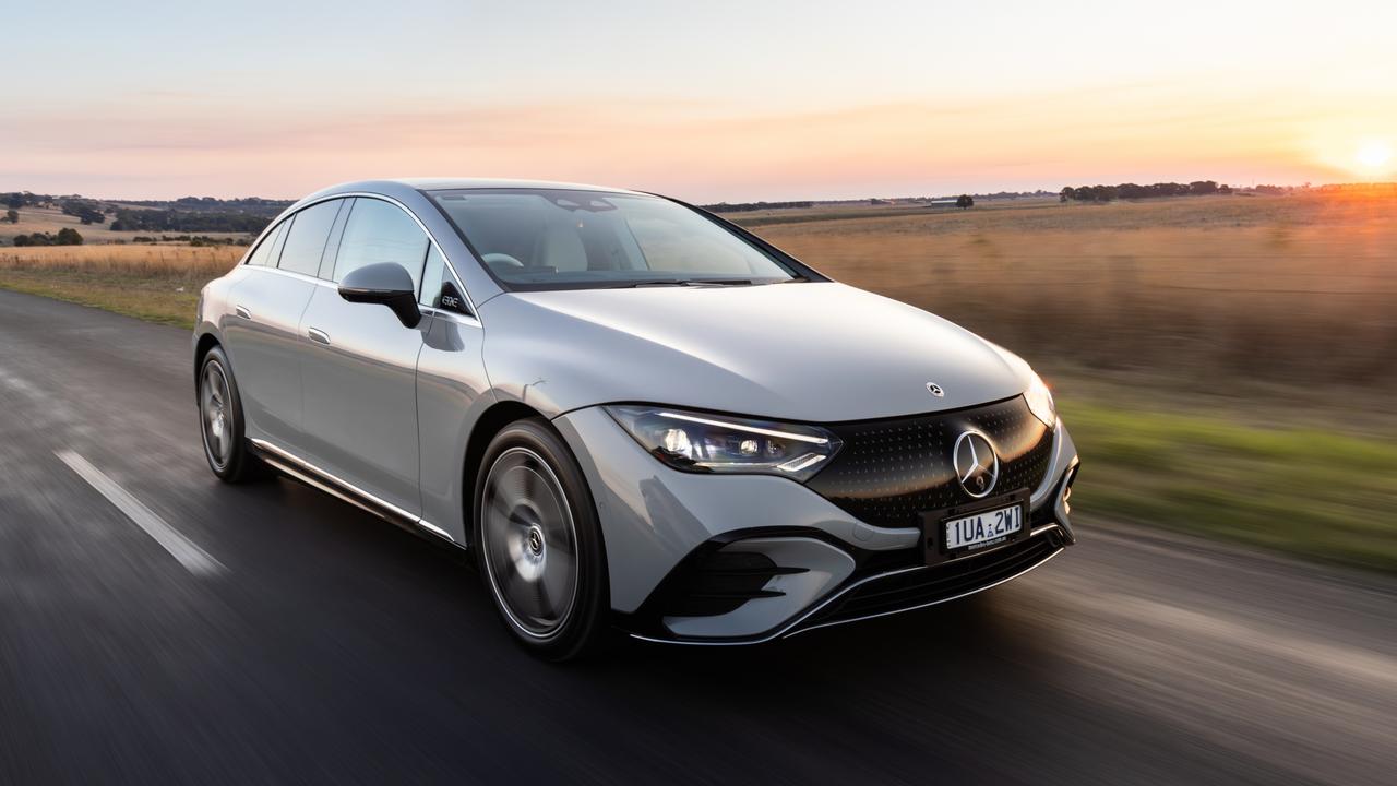 Smooth looks contribute to efficient aerodynamics., The EQE cabin is a luxurious space., The Mercedes-EQ EQE sedan delivers traditional luxury appeal., Technology, Motoring, Motoring News, Is an electric Mercedes the real deal?