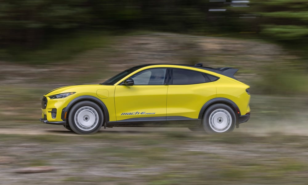 the ford mustang joins the off-road trend with super quick mach-e rally