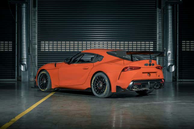the toyota gr supra gt4 100 edition is a track only supra