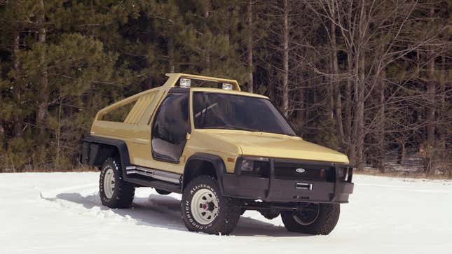 Image for article titled Off-Road Truck Design Might Have Peaked In The '80s With The Ford Bronco Lobo