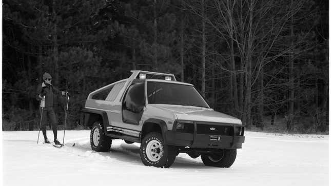off-road truck design might have peaked in the '80s with the ford bronco lobo