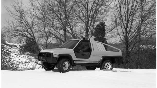 off-road truck design might have peaked in the '80s with the ford bronco lobo