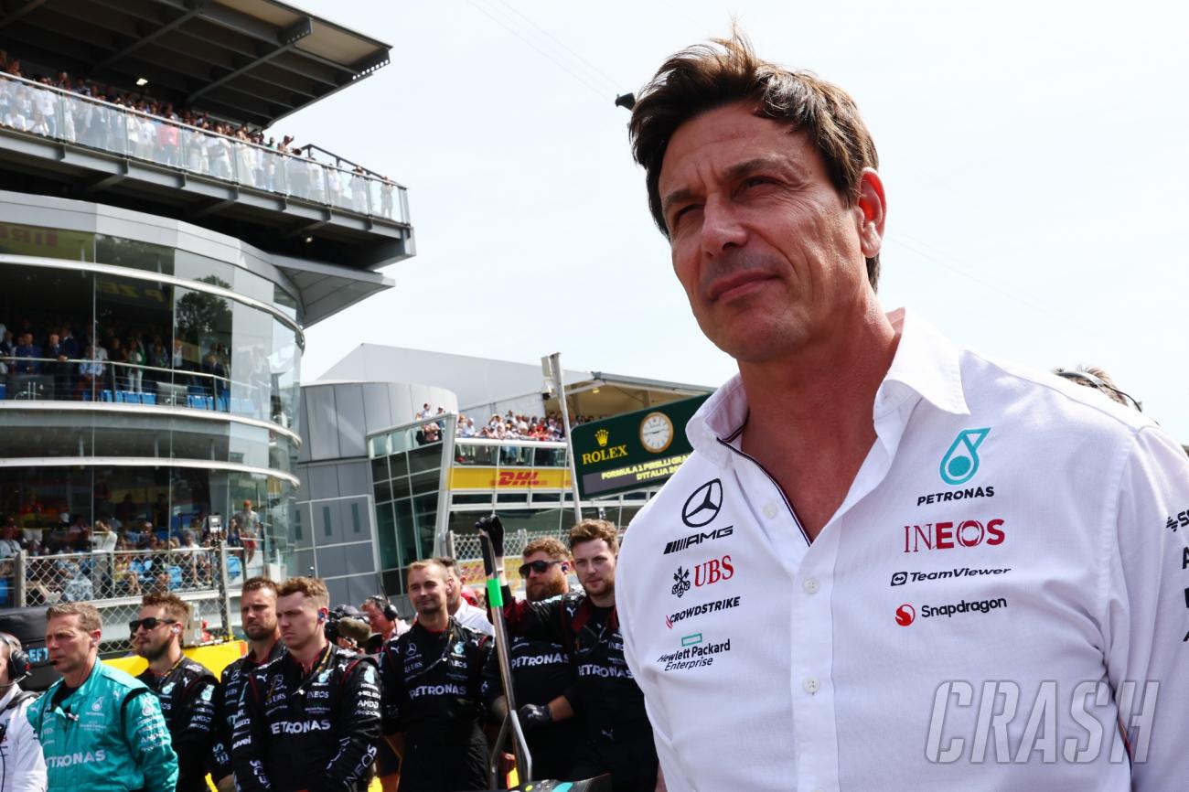 mercedes need aston martin or mclaren-esque leap to challenge red bull in f1 2024, says toto wolff