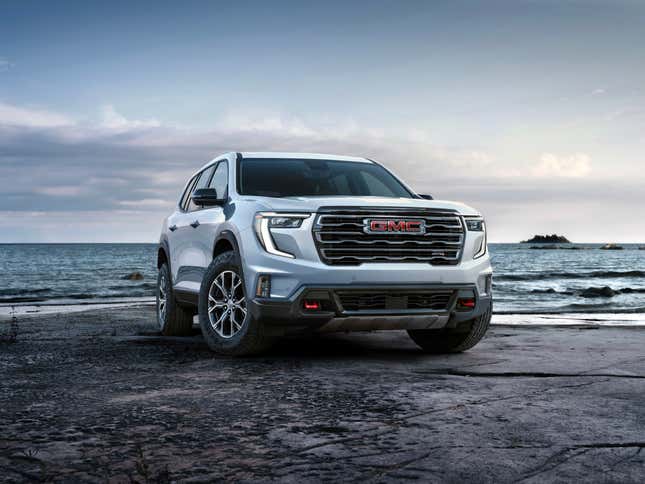 the 2024 gmc acadia is just 6 inches shorter than a yukon