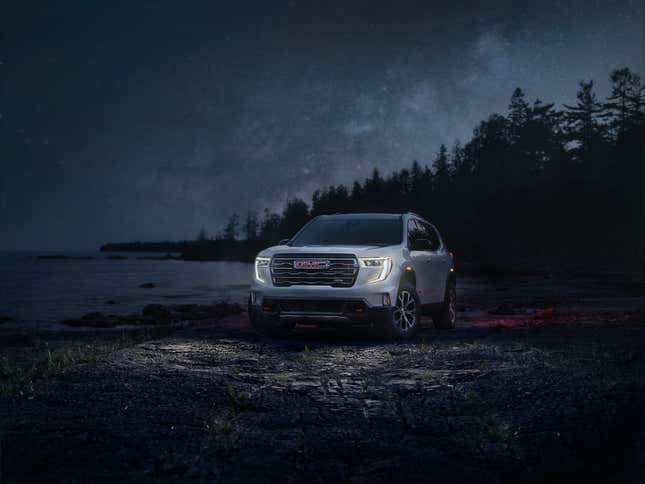 the 2024 gmc acadia is just 6 inches shorter than a yukon