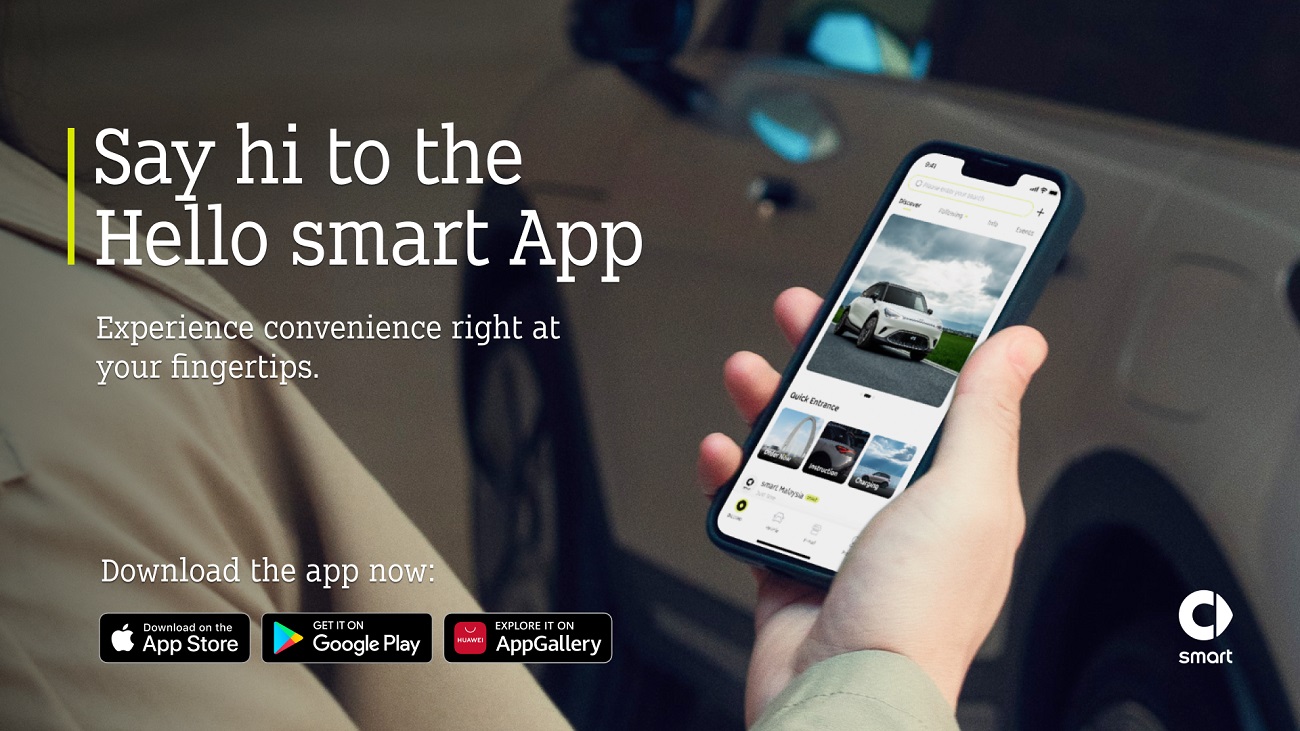 malaysia, smart, hello smart app available for download ahead of #1 launch