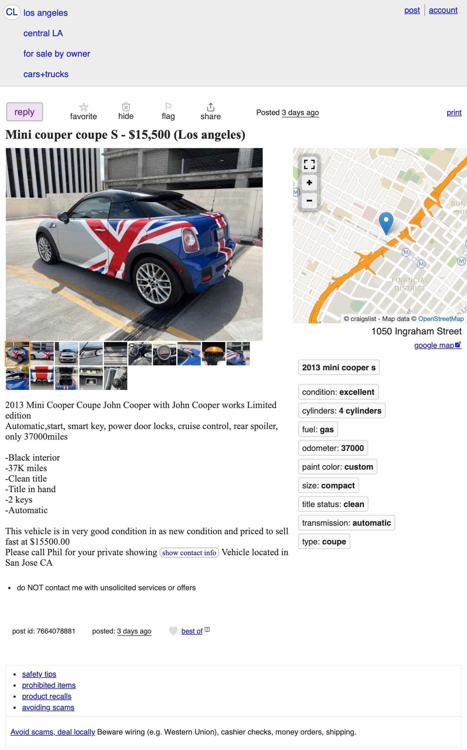 at $15,500, could this 2013 mini cooper s coupe be a big deal?