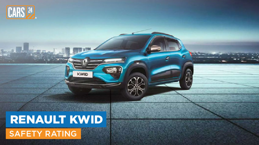 renault kwid safety rating: adult & child protection score