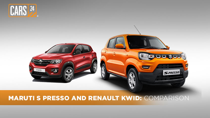 maruti s presso vs renault kwid comparison – price, features, safety & performance