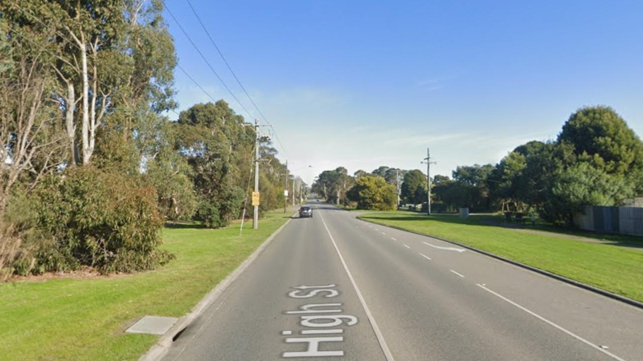 The P-plate driver was allegedly slumped over her seat in her illegally parked car on High St in Hastings. Picture: Google Maps, National, Victoria, News, P-plater found slumped over her passenger seat