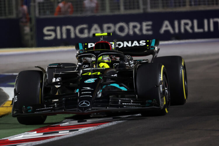 Hamilton, Mercedes, Russell, SingaporeGP