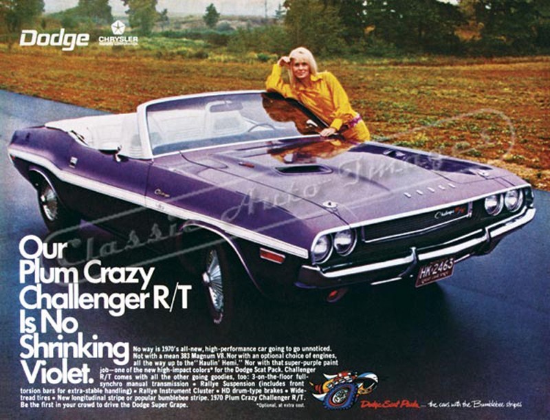1st Generation (1970-1974) Dodge Challenger Magazine Advertisements, Advertisements, dodge, dodge challenger