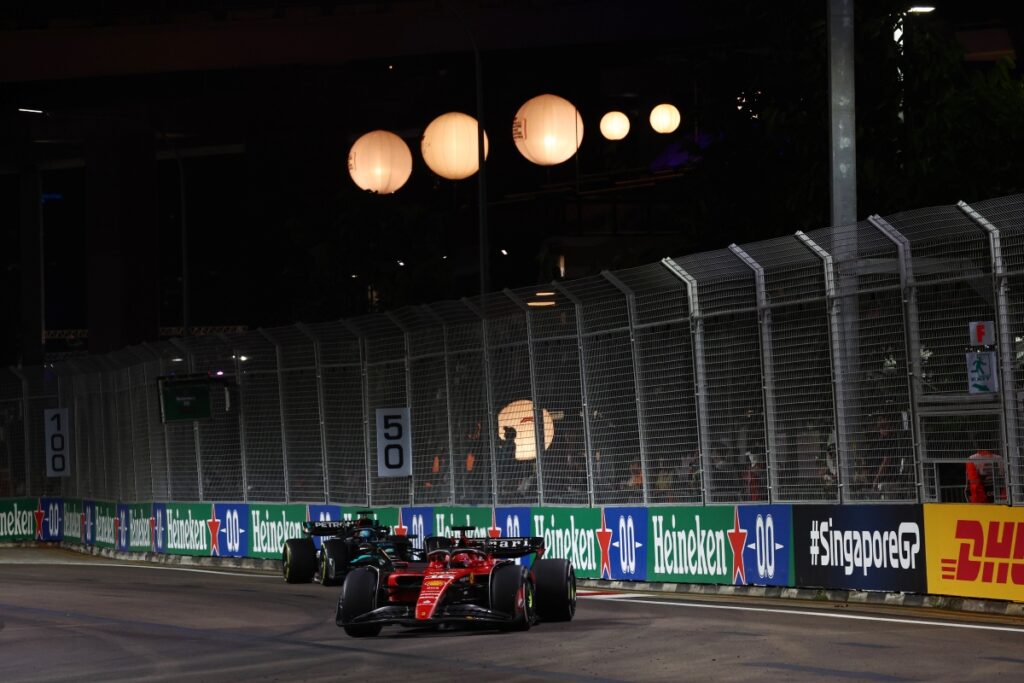 Ferrari, Leclerc, Sainz, SingaporeGP