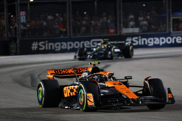 McLaren, Norris, Russell, SingaporeGP