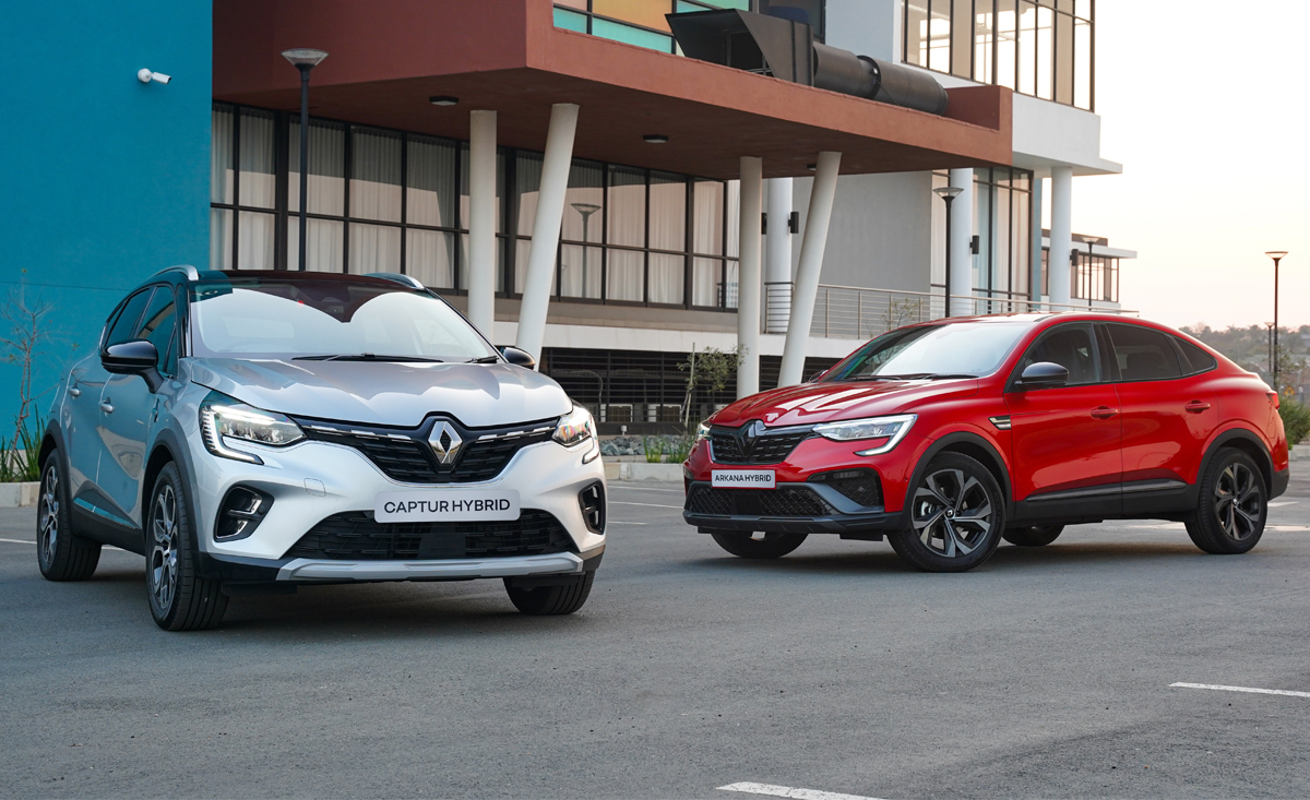 renault, renault arkana e-tech, renault captur e-tech, 2 new renault hybrids under study for south africa – what you need to know