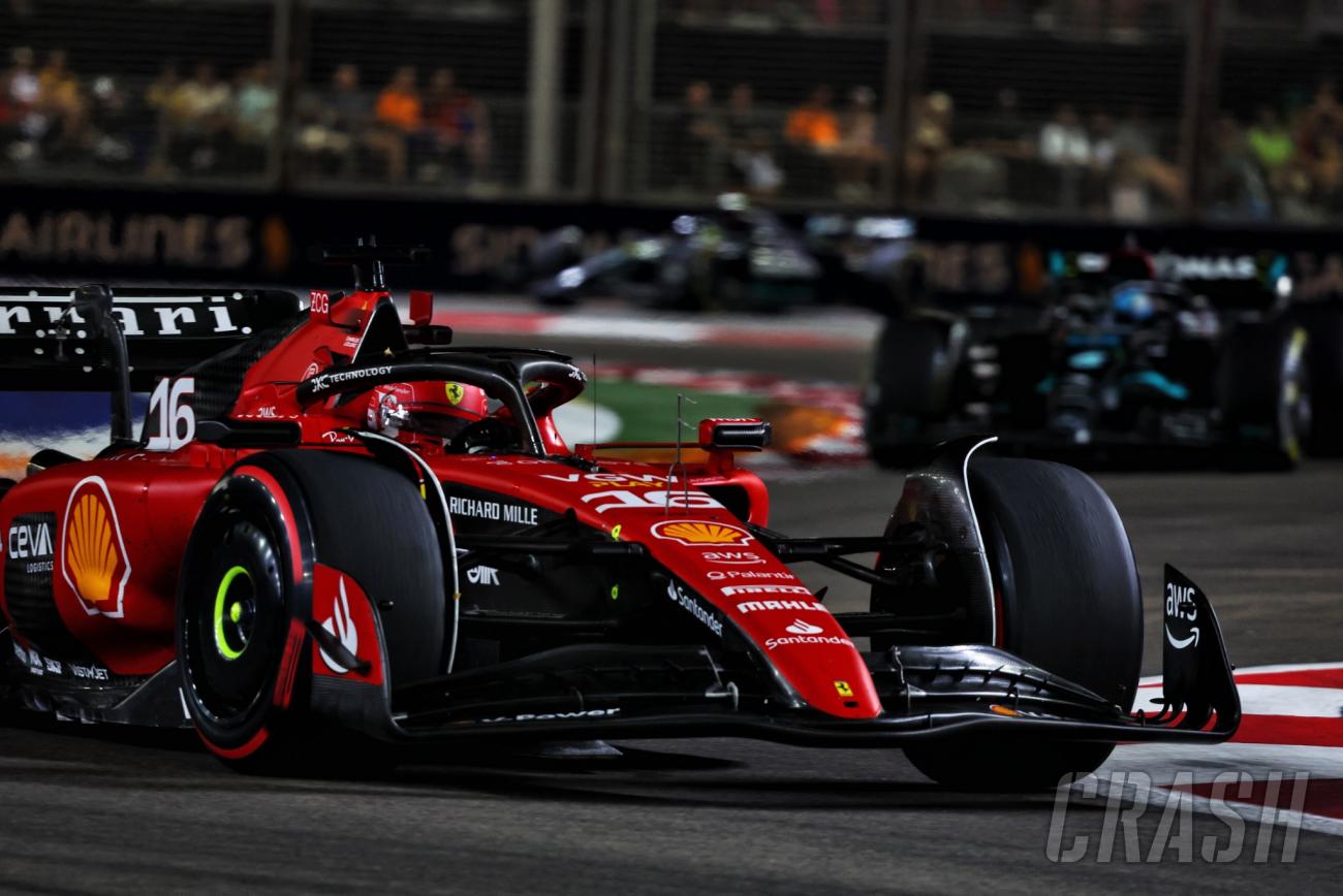 charles leclerc winning in singapore “wasn’t the plan” | “it was beneficial to carlos…”