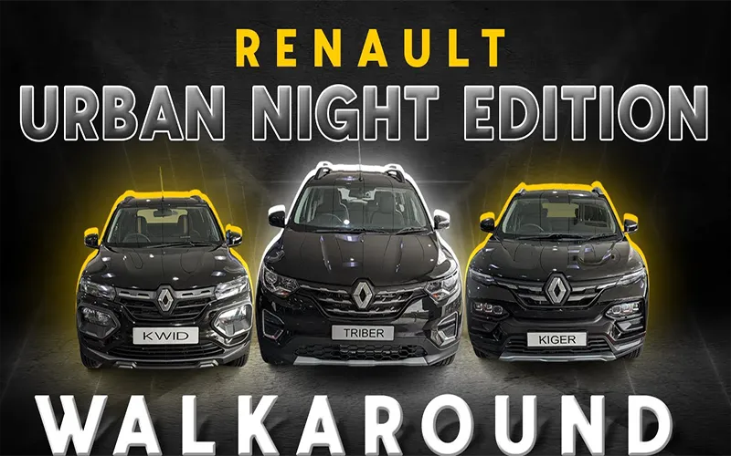 Renault Kwid, Triber And Kiger Urban Night Edition Walkaround