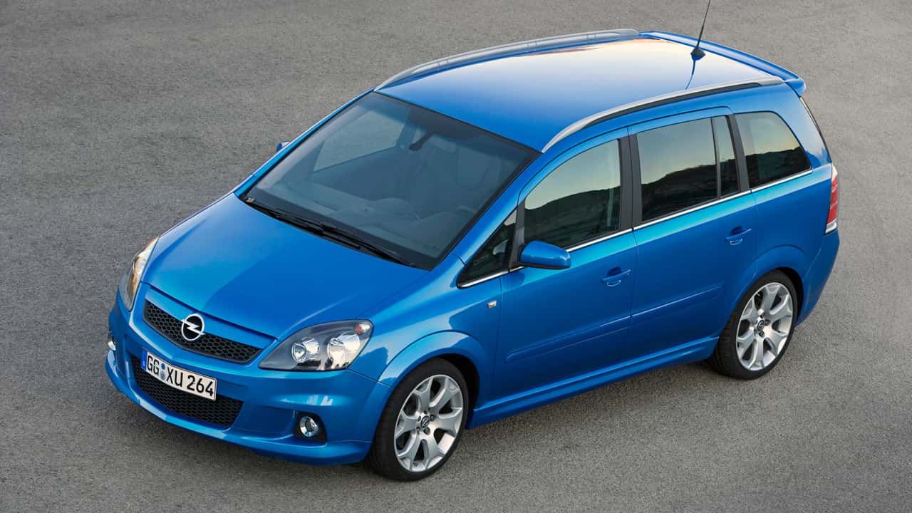 opel zafira opc becomes 400-hp minivan thanks to bolt-on turbo upgrade