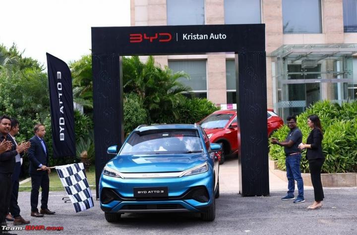 BYD deliveries 200 units of Atto3 electric SUV in a single day, Indian, Sales & Analysis, BYD Atto 3, Electric SUV