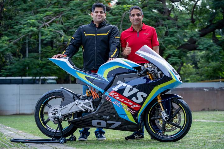 TVS Apache RTE for Electric One-Make Championship unveiled, Indian, 2-Wheels, Motorsports, Electric Bike, TVS Racing