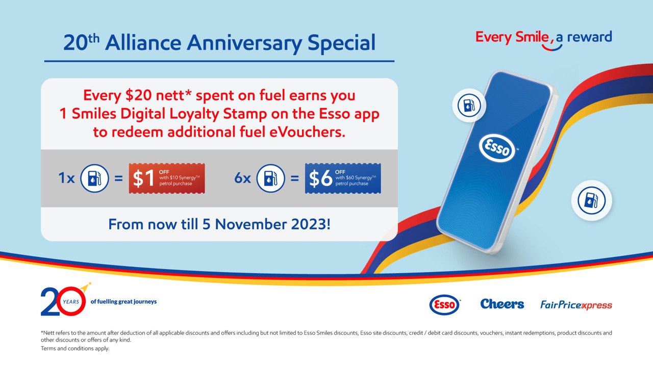 esso and fairprice group celebrates 20 years of providing motorists with great quality and value!