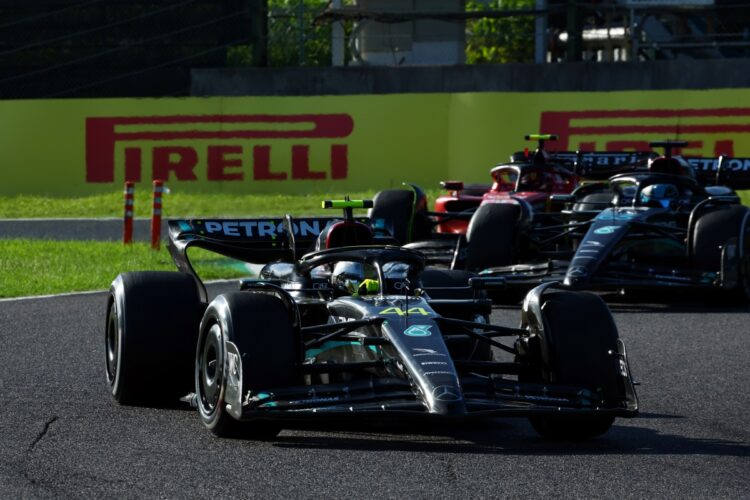 Hamilton, JapaneseGP, Mercedes, Russell