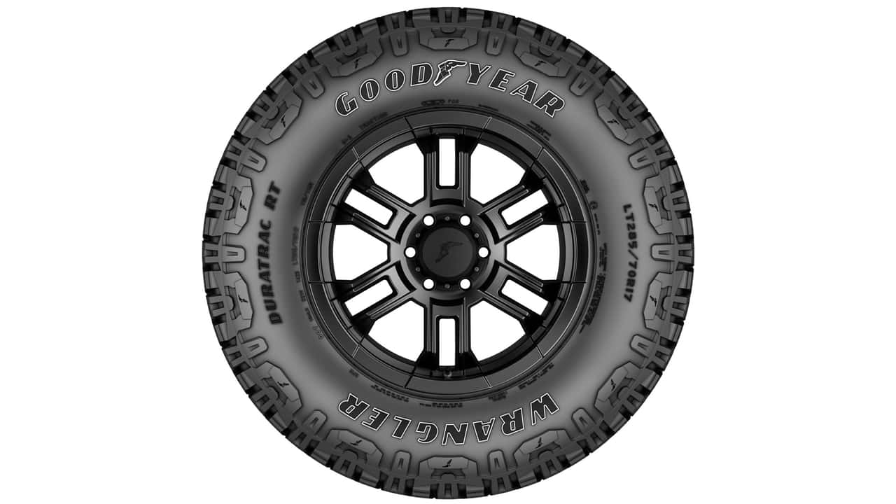 goodyear debuts wrangler duratrac rt all-season tire for snow, off-road use